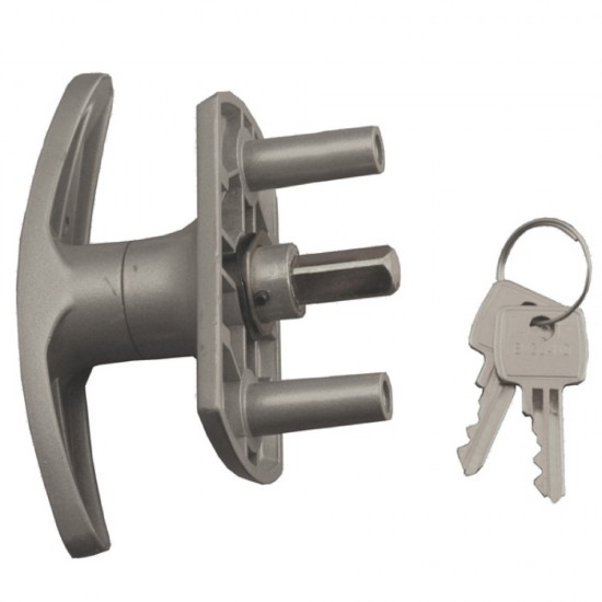 Henderson T Handle Lock 35mm Spigots Short Shaft