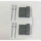 Gliderol GENUINE Roller Door Shutter Lock Bar Guides - PAIR