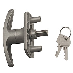 Henderson T-Handle Lock 18mm Spigots Short Shaft