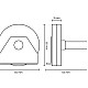 Hormann Cable Support Bracket & Pulley - Tension Track Doors