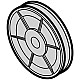 Garador Sectional Cable Pulley - 78mm Diameter