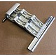 55mm Lath Roller Door Locking Strap 3 segment - White