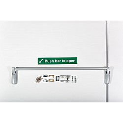 Single Push Bar Non-Handed Vertical Panic Bolt - For Escape Doors Emergency Exit