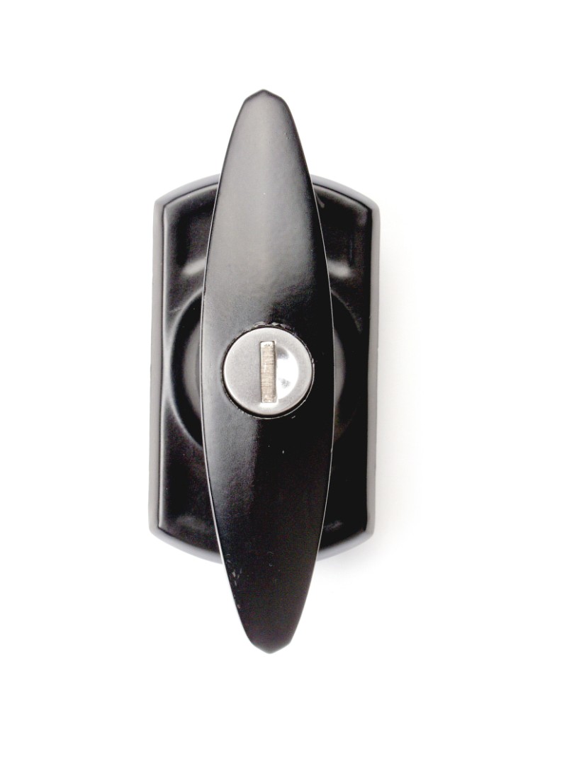 Henderson T-Handle Lock 35mm Spigots - Black