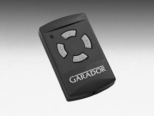 Garador 5 Button Handset Matt Black