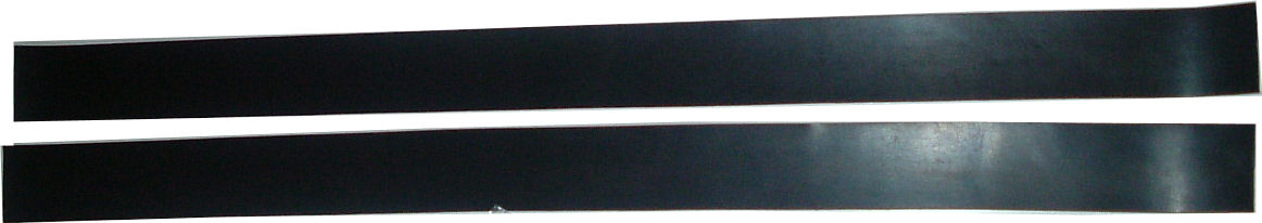 Garage Door PAIR 30" Reinforced Rubber Side Seals with Fixings