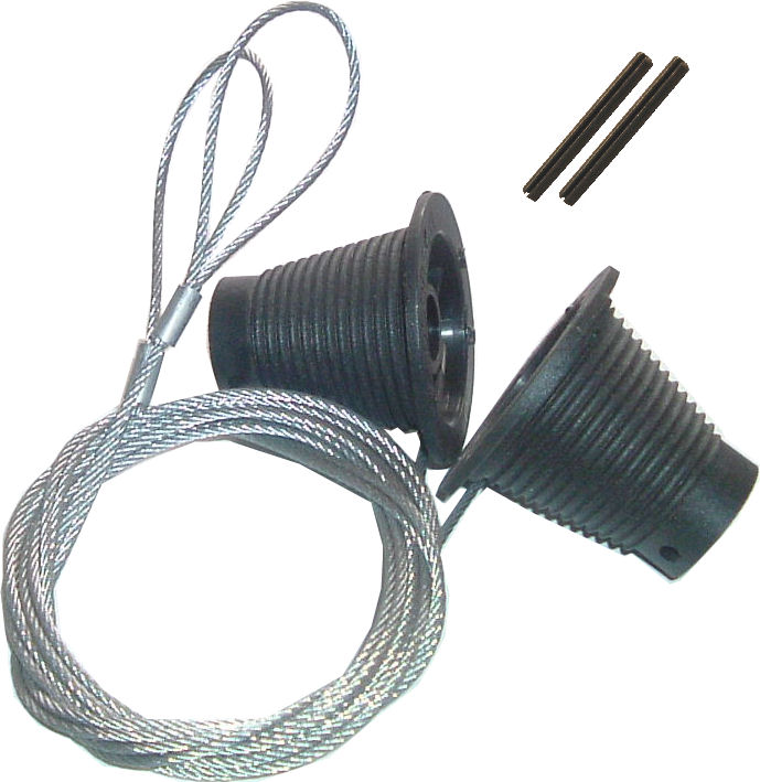 Wickes / B&Q Old BIG LOOP Cones & Cables for Fibreglass & Timber Doors