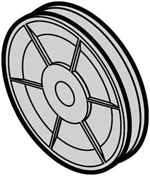 Garador Sectional Cable Pulley - 78mm Diameter