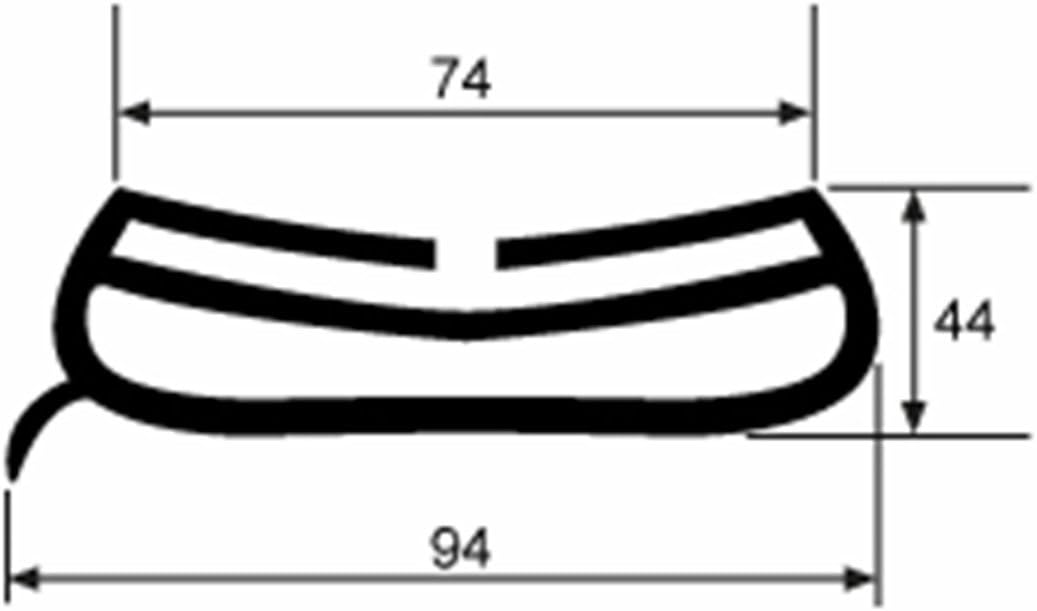 Industrial Roller Shutter Door Wrap Around Rubber Seal